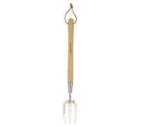 Kent & Stowe Stainless Steel & Wood Hand Fork (H) 600mm X (W) 80mm