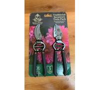 Kent & Stowe Traditional Secateurs Twin Pack