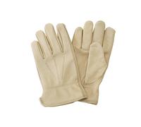 Kent & Stowe Women's Luxury Leather Water Resistant Gloves in Cream | Size: Small Kent & Stowe Cream S