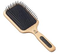 Kent Straightening Fine Quill Paddle Hair Brush PF17 - Air-Cushioned Brush with Ball-Tipped Quills for Gentle Detangling, Soft Bristled for Fine to Medium Hair with Beechwood Rubber Grip