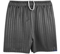 Kentex Online Boys Girls Unisex Shadow Stripe Gym Sports Football Games School PE Shorts (Small (4-5 Years), Black)