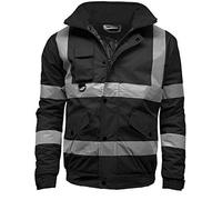 KENTEX ONLINE - High Visibility Jackets | Winter Jackets for Men | Bomber Jacket | Hi vis Jacket | Concealed Hood | Polyester | Premium quality | Mulit-Pockets