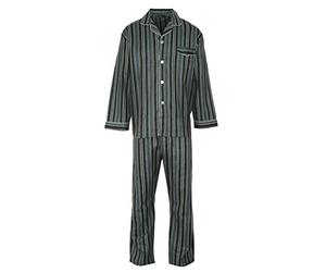 Kentex Online - Mens Brushed Pyjama Set | Mens Pyjamas Set | Men's Nightwear | Men's Pyjama Sets | Pajamas | Elasticated Waistband | Machine Wash