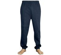 Kentex Online Mens Fleece Tracksuit Bottoms Elasticated Bottom Jogging Gym Casual Trouser Pants Small to XXL and Big Sizes 3XL 4XL 5XL 6XL 7XL 8XL (Medium, Navy)