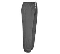 Kentex Online Mens Fleece Tracksuit Bottoms Elasticated Bottom Jogging Gym Casual Trouser Pants Small to XXL and Big Sizes 3XL 4XL 5XL 6XL 7XL 8XL 9XL 10XL (5XL, Charcoal Grey)
