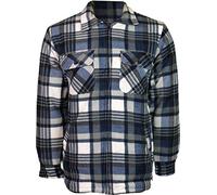 KENTEX ONLINE Mens Padded Shirt Polar Fleece Lined Thick Work Shirts Winter Warm (XX-Large, Design-1)