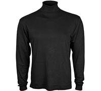 Kentex Online Mens Polo Neck Long Sleeve Jumper High Neck Tops 100% Cotton