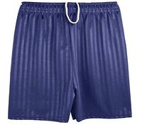 Kentex Online Mens Shadow Stripe Gym Sports Football Games School PE Shorts (XX-Large, Navy)