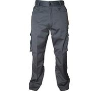 KENTEX ONLINE Men's Tuff Stuff Pro Work Trouser Knee Pad Pouch Nail Pockets 30-44" Cargo Combat (40X30, Black 711)