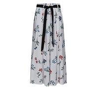 Kentex Online Womens Long Maxi Skirts in Cool Light Weight Viscose Prints Sizes 10 to 24 (16, White Blue Print)