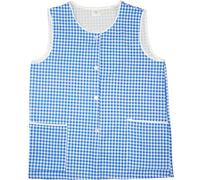 Kentex Online Womens Overalls Home Work Overall Button Through (WX, Blue)