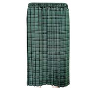 Kentex Online Womens Plain Pleated Ladies Classic Straight Fit Elasticated Waistband 27" Skirt Plus Sizes (M-14-16, bottle2)