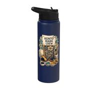 KENTO Mark Crew Mokuhanga Print Bench Stainless Steel Insulated Water Bottle