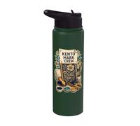 KENTO Mark Crew Mokuhanga Print Bench Stainless Steel Insulated Water Bottle