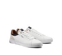 Pepe Jeans for man. PMS30839 Kenton Court Sneakers white (41), Leather, Flat, Laces, Casual