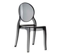 Kenton Side Chair Black Transparent