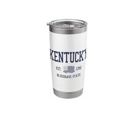 Kentucky Bluegrass State American Flag Pride Stainless Steel Insulated Tumbler