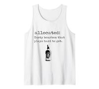 Kentucky Bourbon Whiskey Allocated Bourbon Hunter Funny Tank Top