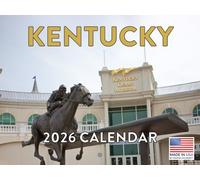 Kentucky Calendar 2026 Monthly Wall Calender 12 Month | American Made In The USA