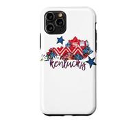 Kentucky Floral Chevron Plaid Regional Heritage Art Case for iPhone 11 Pro
