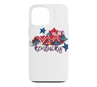 Kentucky Floral Chevron Plaid Regional Heritage Art Case for iPhone 13 Pro Max