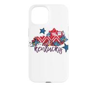 Kentucky Floral Chevron Plaid Regional Heritage Art Case for iPhone 15