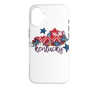 Kentucky Floral Chevron Plaid Regional Heritage Art Case for iPhone 16