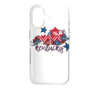 Kentucky Floral Chevron Plaid Regional Heritage Art Case for iPhone 17
