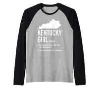 Kentucky Girl Definition Vintage Pride Raglan Baseball Tee