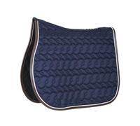 Kentucky Horsewear Absorb saddle pad without Kentucky logo, colour: navy/white/brown