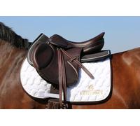 Kentucky Horsewear Absorb saddle pad without Kentucky logo, colour: white/brown