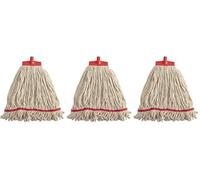 Kentucky L884 Mop Head, Cotton, 16 oz., Red (Pack of 3)