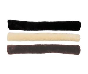 Kentucky - Lambskin Breastplate & Reins Protector Black