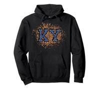 Kentucky Leopard Print KY Pride Kentucky Girl Cute State Pullover Hoodie