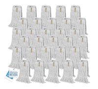 Kentucky Mop Head Replacement Commercial Mop Heads for Heavy Duty Industrial Use - Large Size Cotton PY Yarn 16oz 450 Gram (30)