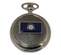 KENTUCKY Pocket Watch Pewter Fronted Quartz Personalised Gift AS18