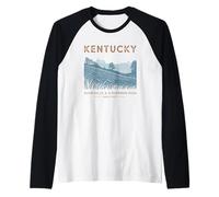 Kentucky Pride Vintage Art Raglan Baseball Tee