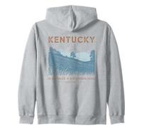 Kentucky Pride Vintage Art Zip Hoodie