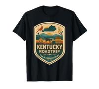 Kentucky Roadtrip Shirt Bluegrass USA Horse Banjo Barrel T-Shirt
