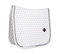 Kentucky - Saddle Cloth Glitter Band Dressage White/Silver