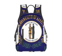 Kentucky State Flag Lightweight Casual Rucksack-Large Capacity Daypack