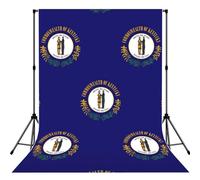 Kentucky State Flag Lightweight Photo Backdrop Soft Background For Indoor Shooting, Party & Live Streaming - 5x7ft
