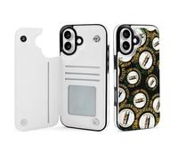 Kentucky State Flag Phone Case Compatible with iPhone 16/16 Plus/16 Pro/16 Pro Max/ 16 E/16 SE4 Flip Protective Cover with Card Holder