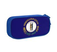 Kentucky State Flag Print Stationery Bag Lightweight Pen Pouch School College Office Travel Boys Girls Adults