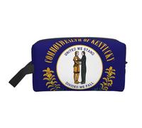 Kentucky State Flag Print Toiletry Bag for Men Travel Toiletry Bag, Spacious Capacity Cosmetic Bag for Women