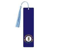 Kentucky State Flag Print Wooden Tassel Bookmarks for Book Lover Men Women Teachers Cool Unusual Gift 5PCS