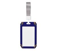 Kentucky State Flag Printed Card Badge Holder with Neck Strap, Vertical Cards Holder Anti-Scratch and Easy-Scan, for Office, School