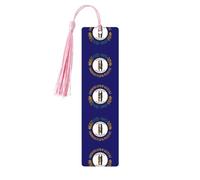 Kentucky State Flag Printing Fashion Wooden Bookmarks 5 Pieces,Rectangle Bookmarks for Adult Perfect for Graduation Gifts