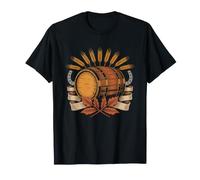 Kentucky State Map Barrels Inside Bluegrass Pride T-Shirt