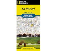 National Geographic - Road Map & Guide - Kentucky State Map - Waterproof, Tear-Resistant, Folded